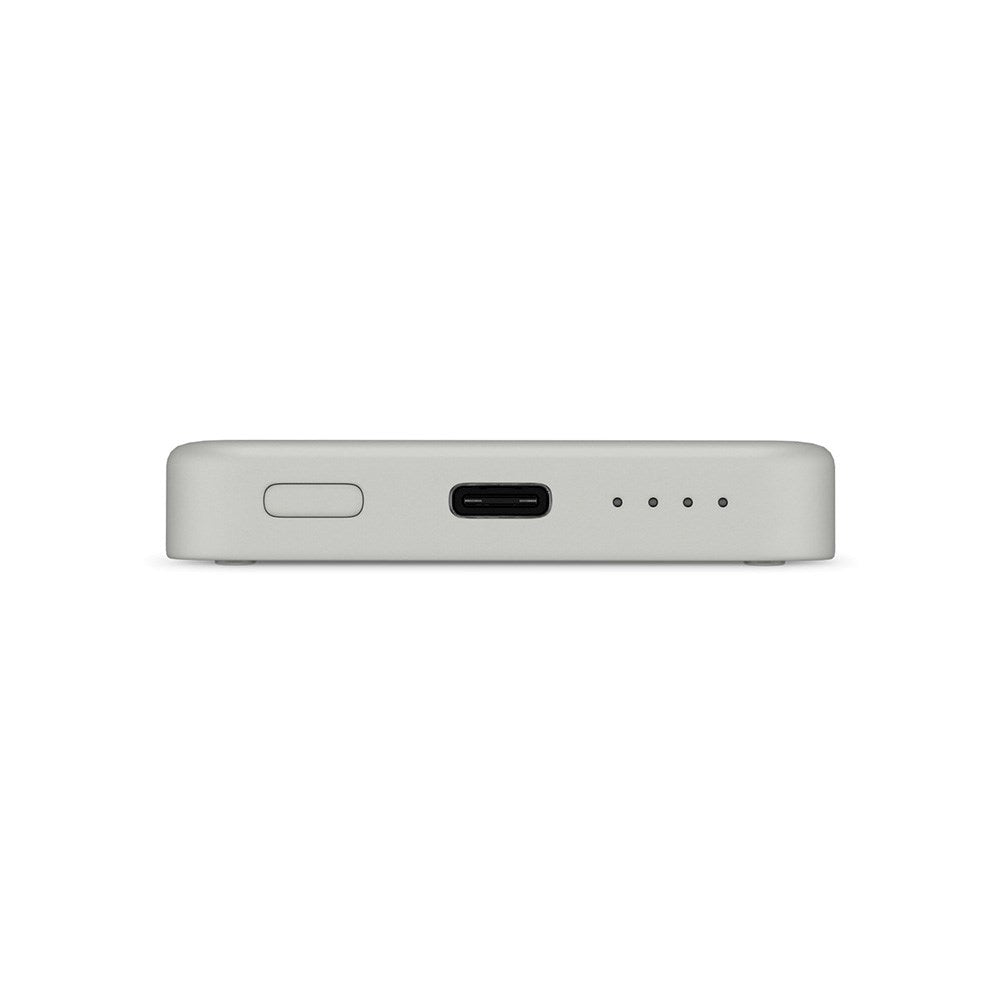Epico 15W Trådløs Powerbank 4.200 mAh m. USB-C & Lightning Kabel - MagSafe Kompatibel - Grå