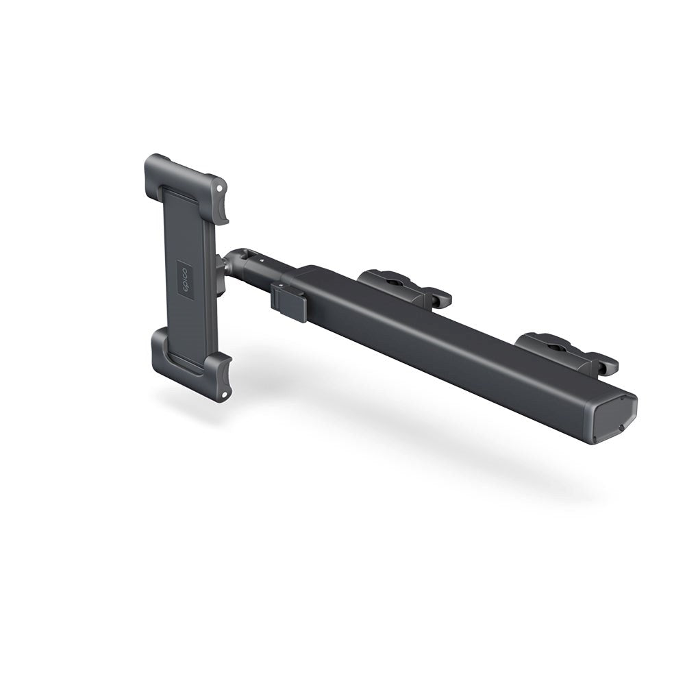 Epico Mobil og Tabletholder m. Forlænger Arm Til Bilens Nakkestøtte (140 - 285 mm) - Sort