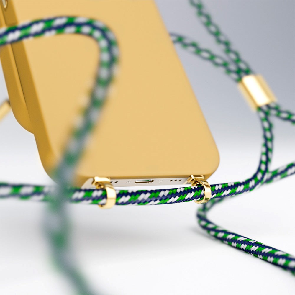 Epico iPhone 14 / 13 Silikone Necklace Mobil Cover - Sand