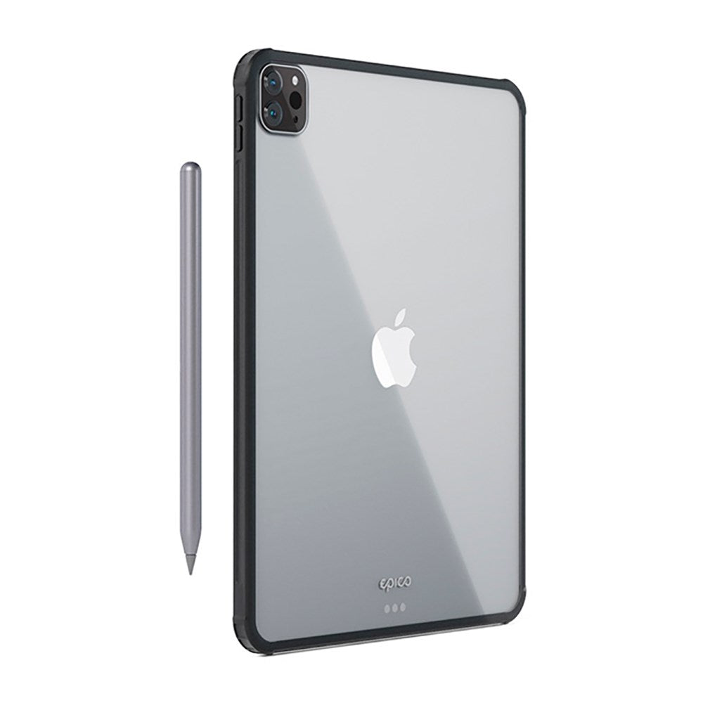 Epico iPad Pro 11" (2022 / 2021 / 2020 / 2018) / iPad Air 10.9" (2022 / 2020) Hero Cover - Gennemsigtig / Sort