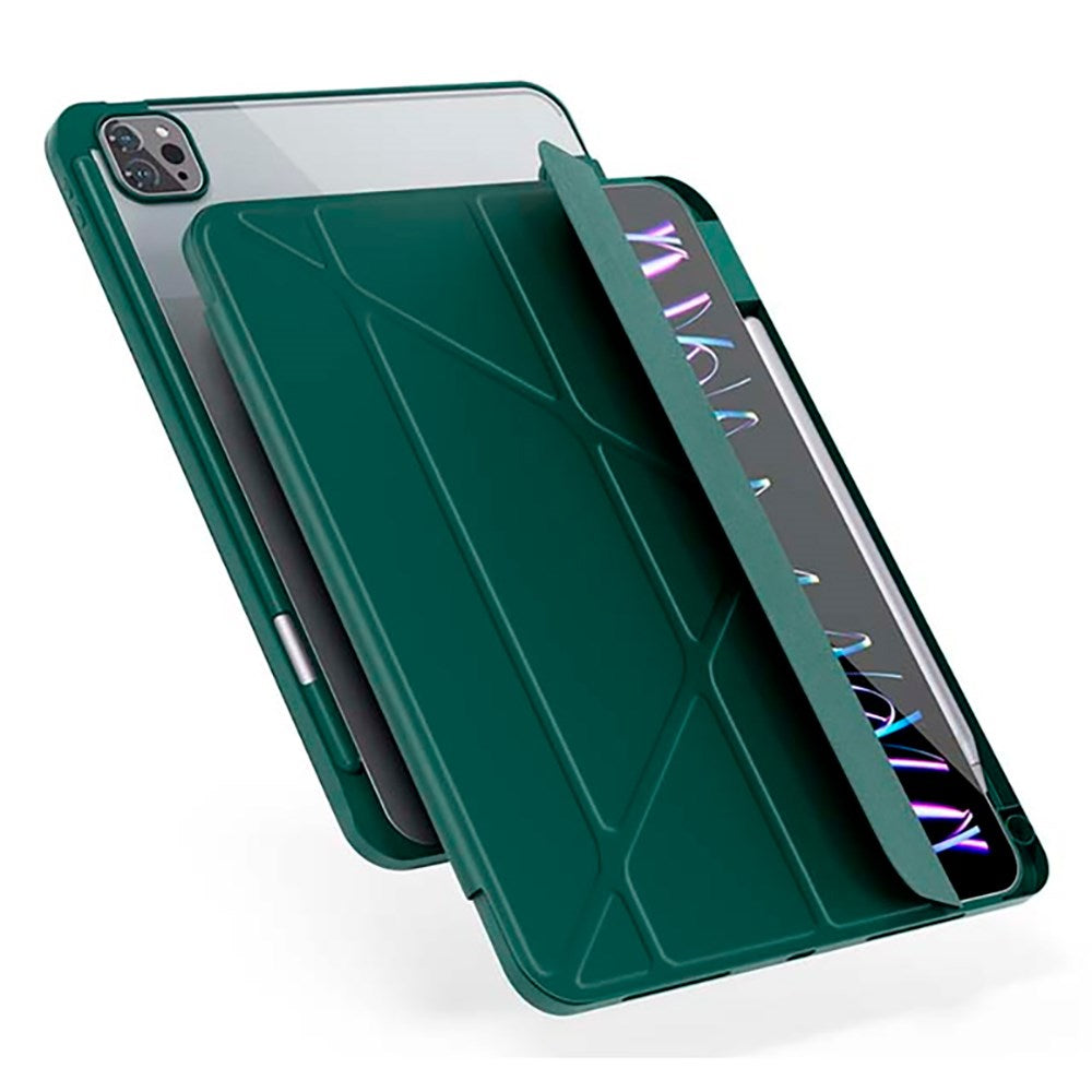 Epico iPad Air 10.9-11" (2025-2020) / Pro 11" (2022-2018) Hero Flip Cover - Origami - Grøn