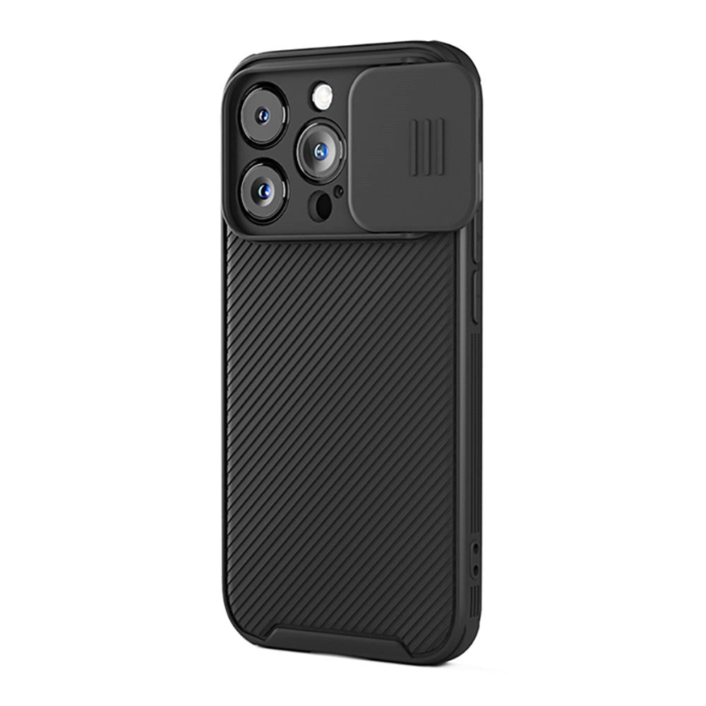 iPhone 15 Spello Durable Magnetic Cover m. Cam Slider - MagSafe Kompatibel - Sort