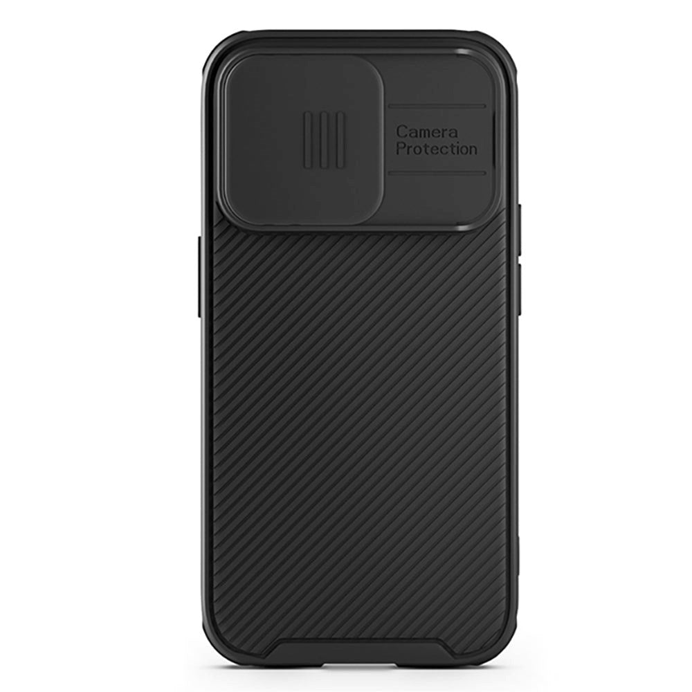 iPhone 15 Spello Durable Magnetic Cover m. Cam Slider - MagSafe Kompatibel - Sort