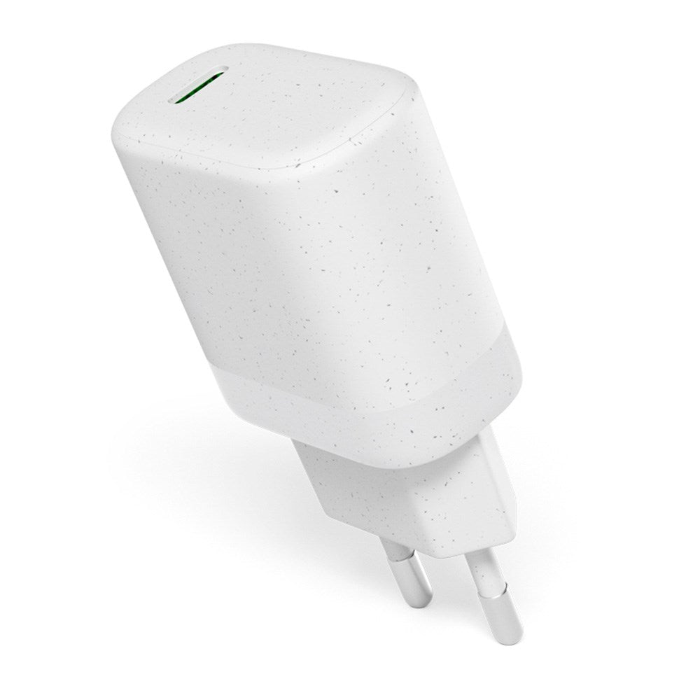 Epico Resolve USB-C Vægoplader GaN 30W PD med USB-C Kabel - 1.2 Meter - Hvid