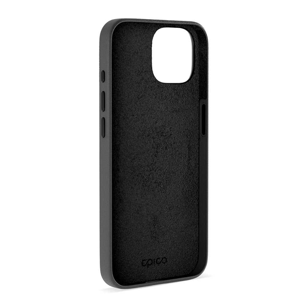 iPhone 15 Epico Mag+ Leather Cover - MagSafe Kompatibel - Sort