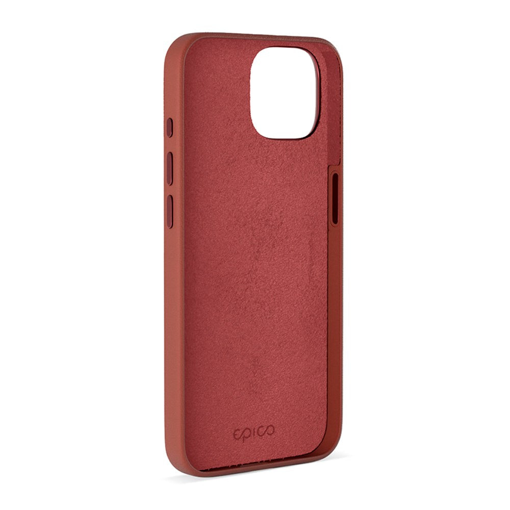 iPhone 15 Epico Mag+ Leather Cover - MagSafe Kompatibel - Brun