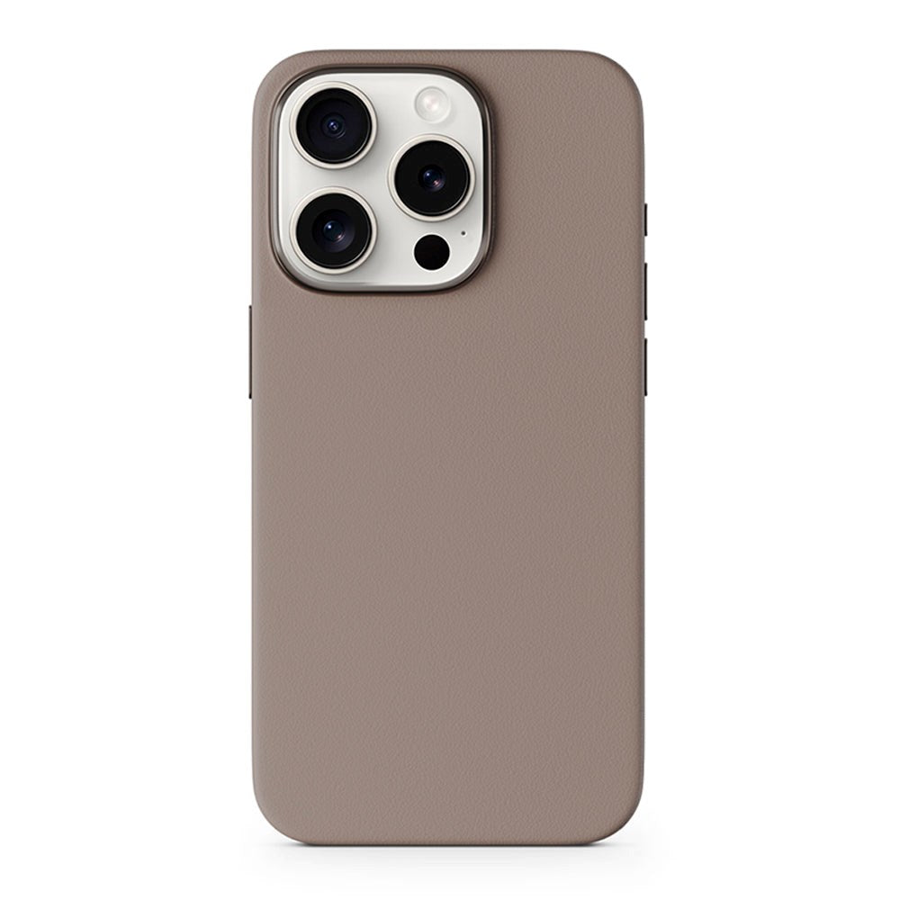 iPhone 15 Pro Epico Mag+ Leather Cover - MagSafe Kompatibel - Sand
