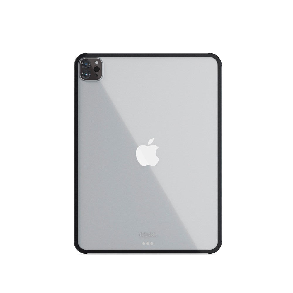 EPICO iPad Pro 12.9" / iPad Air 13" (M2) Cover - Gennemsigtig / Sort