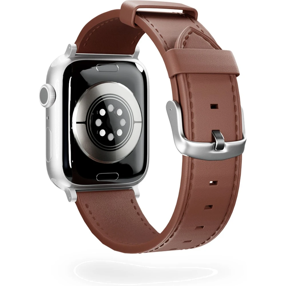 Epico - Apple Watch (42/44/SE/45/46/49mm) - Ægte Læder Rem - Brun