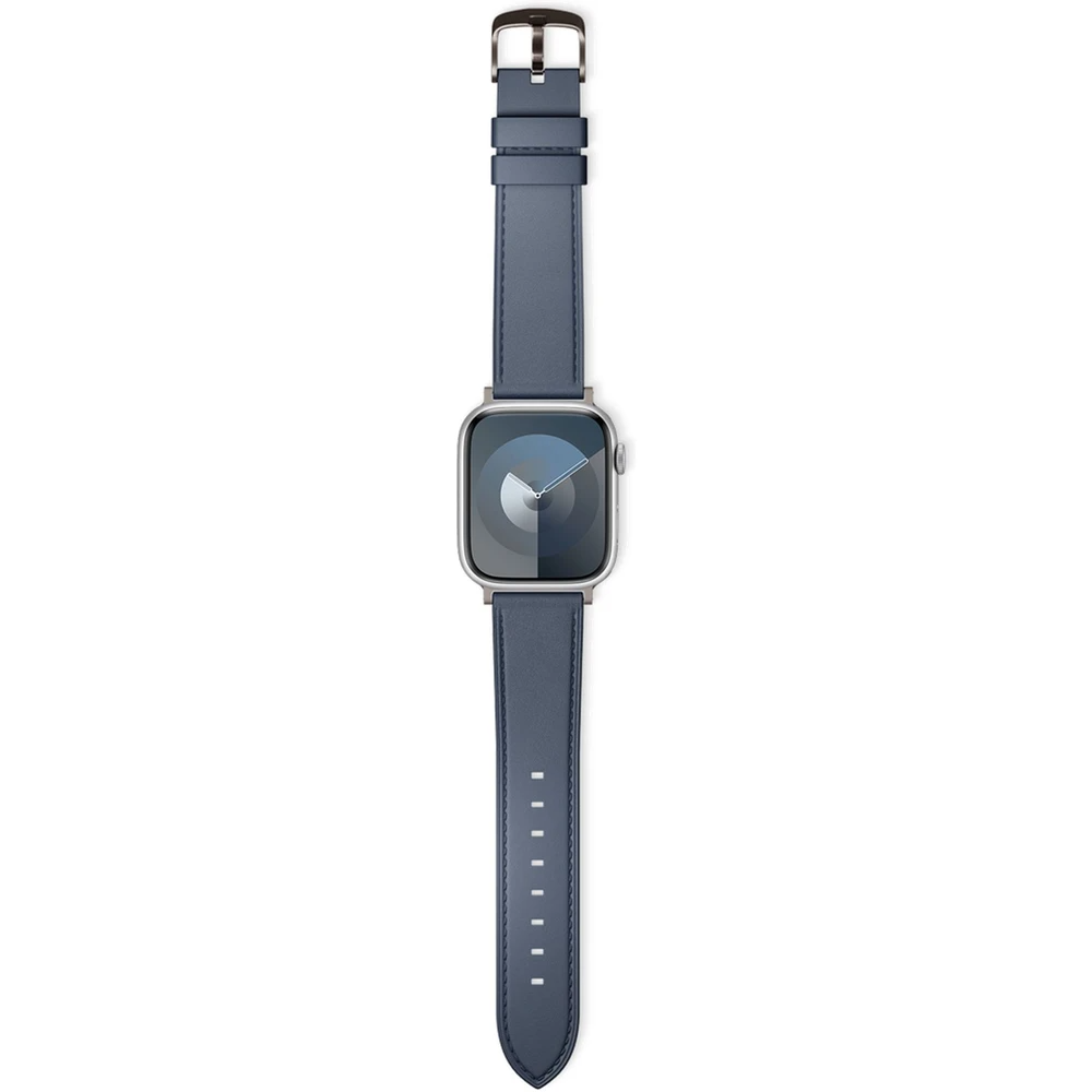 Epico - Apple Watch (38/40/SE/41/42mm) - Ægte Læder Rem - Blå