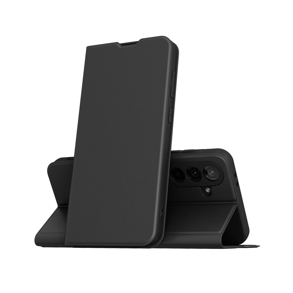 Spello Samsung Galaxy A56 (5G) Kunstlæder Flip Cover m. Ståfunktion - Sort