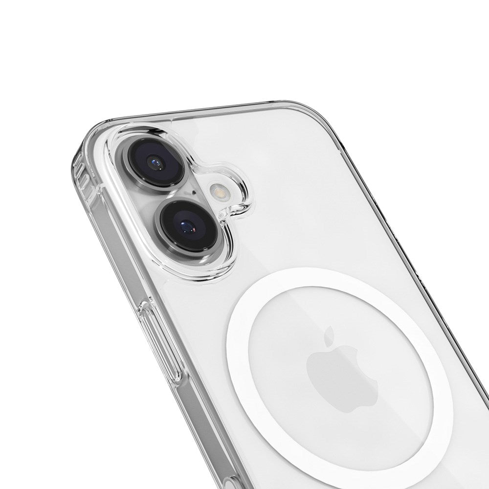 iPhone 16 - Epico ImpactBuffer Mag+ Cover - MagSafe Kompatibel - Gennemsigtig