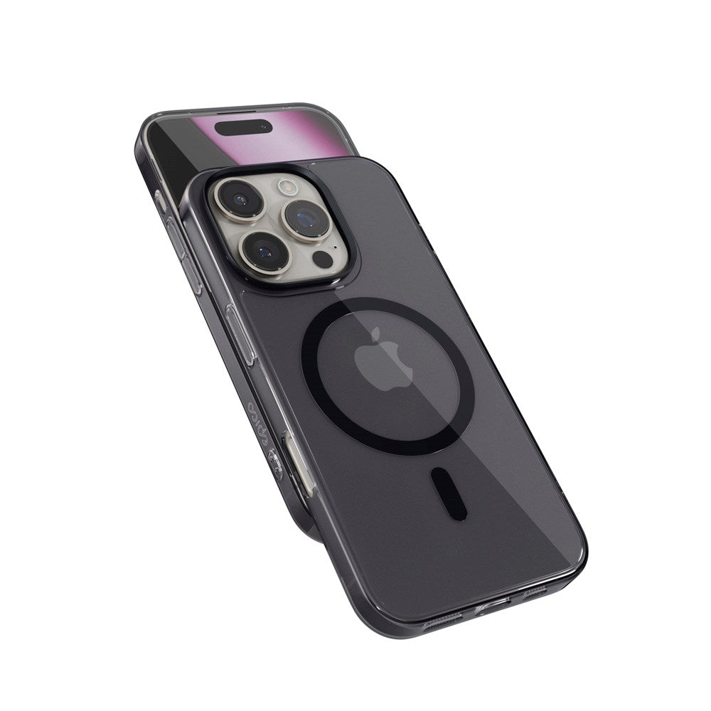 iPhone 16 Pro Max - Epico SlimGlass Mag+ Cover - MagSafe Kompatibel - Sort