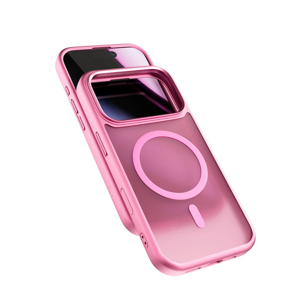 Epico HeroMatte Pro Mag+ Cover - iPhone 17 Pro - MagSafe Kompatibel - Lyserød