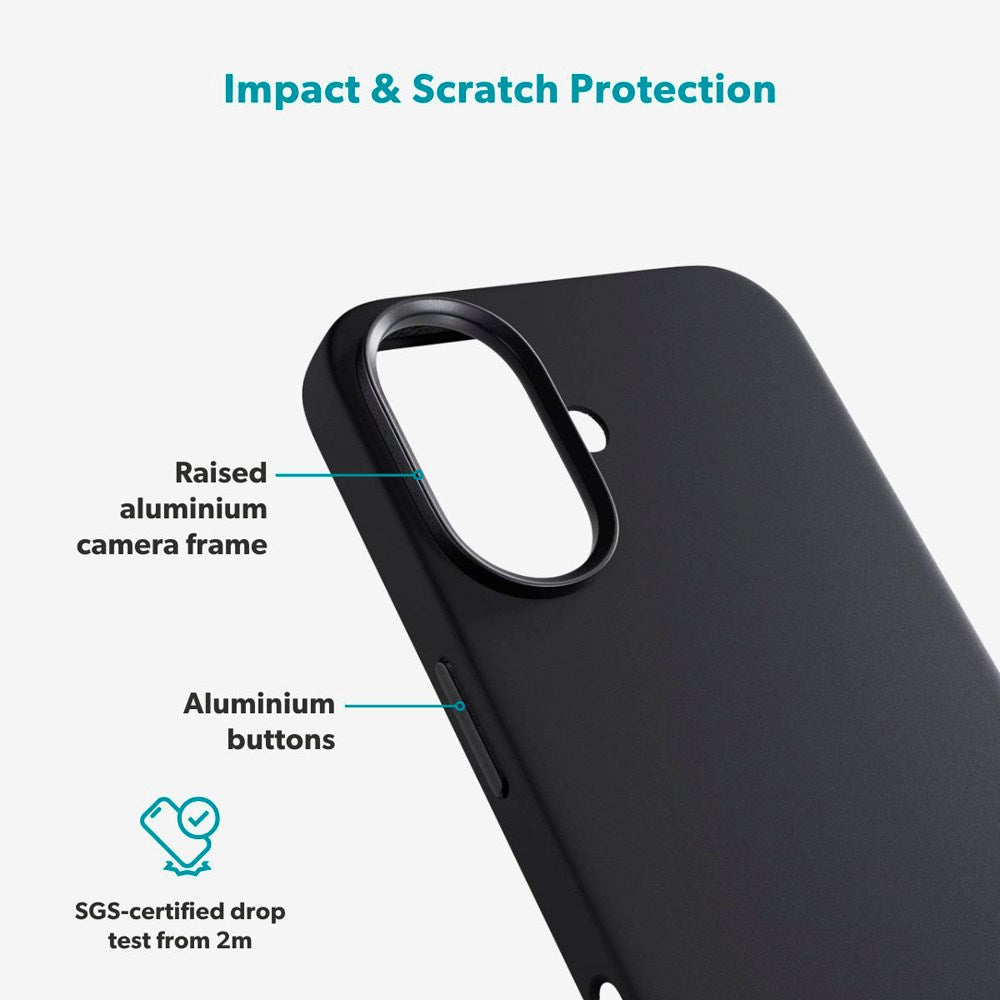 Epico Silicone Pro Mag+ Cover - iPhone 17 - MagSafe Kompatibel - Black