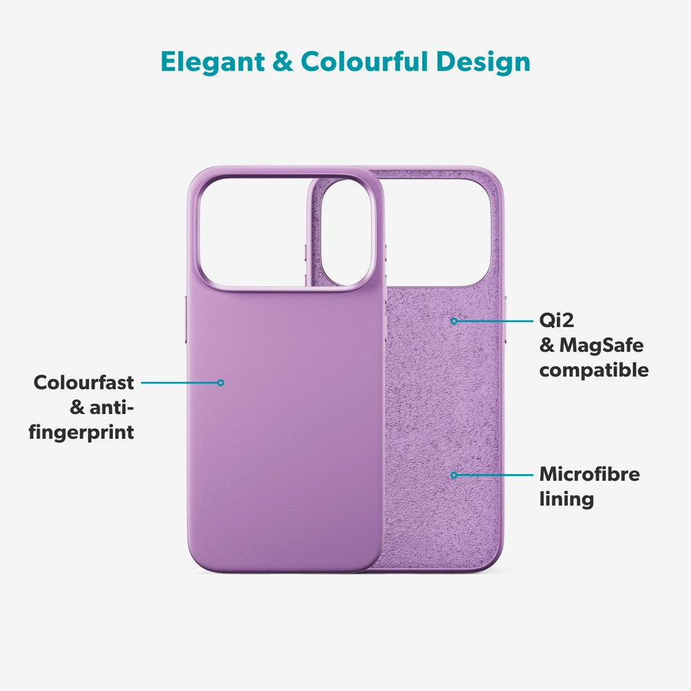 Epico Silicone Pro Mag+ Cover - iPhone 17 Pro Max - MagSafe Kompatibel - Purple