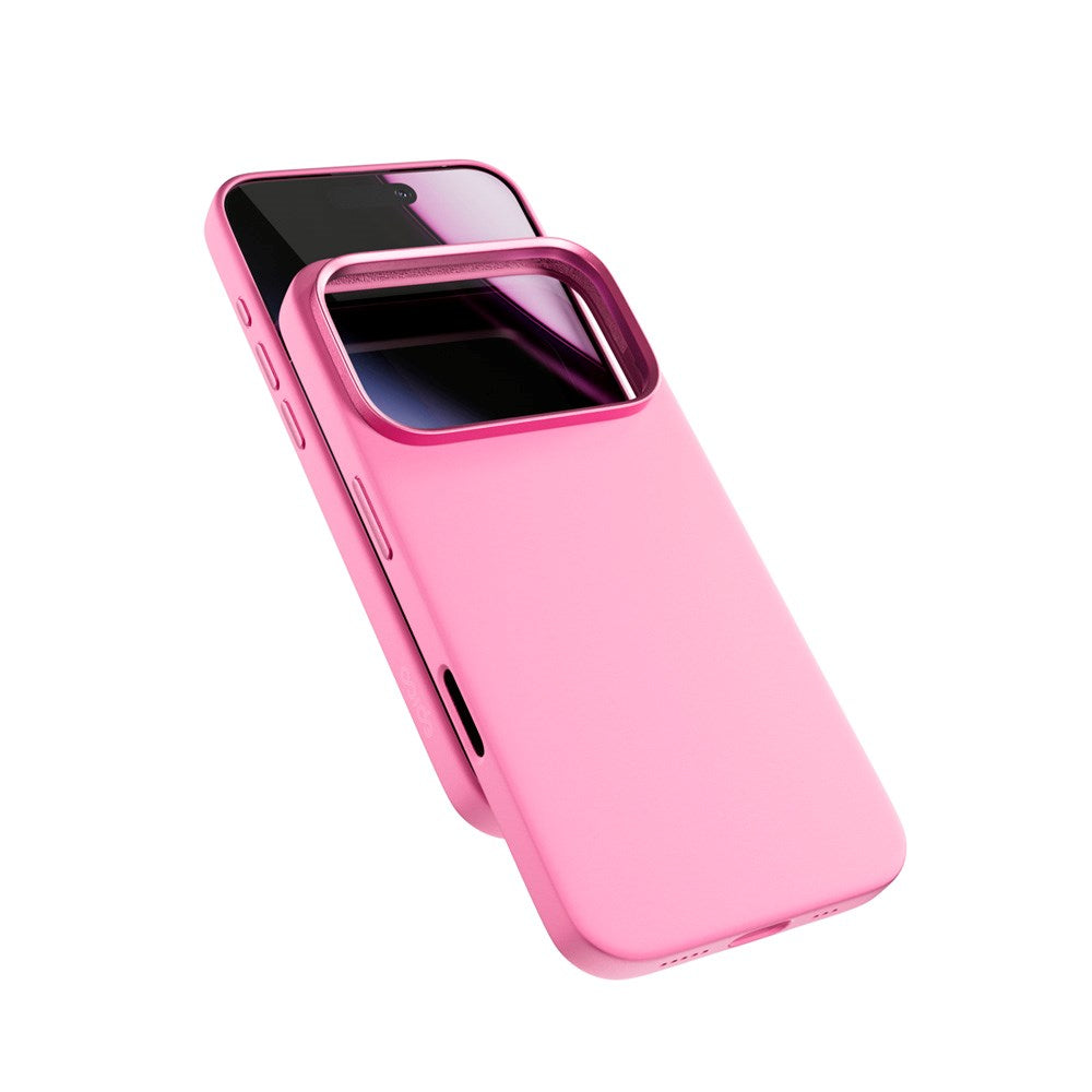 Epico Silicone Pro Mag+ Cover - iPhone 17 Pro - MagSafe Kompatibel - Hot Pink