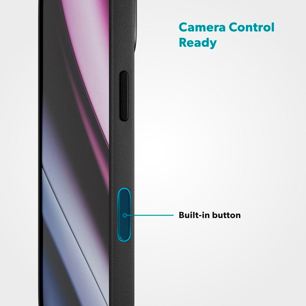 Epico Leather Pro Mag+ Cover - iPhone 17 - MagSafe Kompatibel - Sort