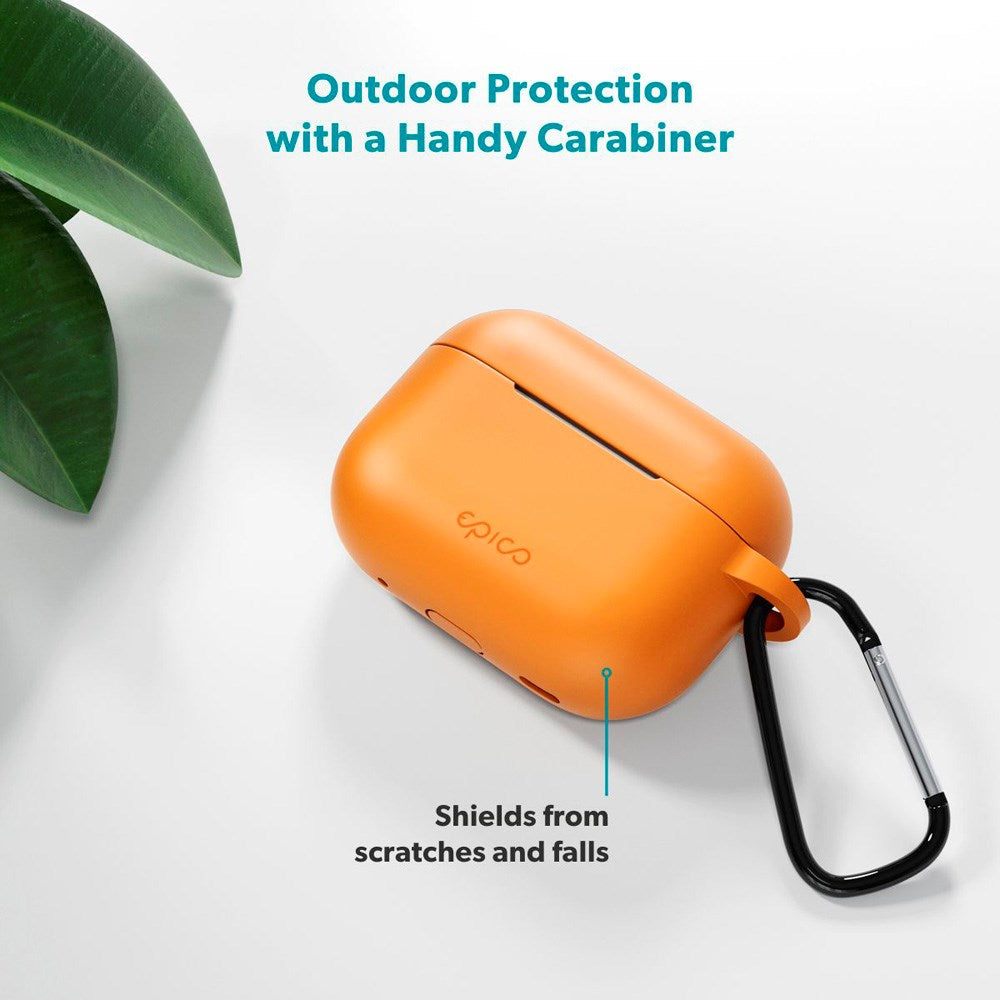 Epico - Apple AirPods Pro (3. gen.) Outdoor Silicone Cover - Orange
