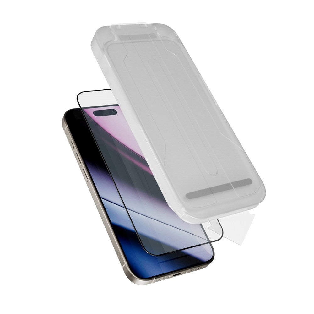Epico - iPhone 16 Pro Max - Hero Glass 3D Skærmbeskyttelsesglas - Gennemsigtig