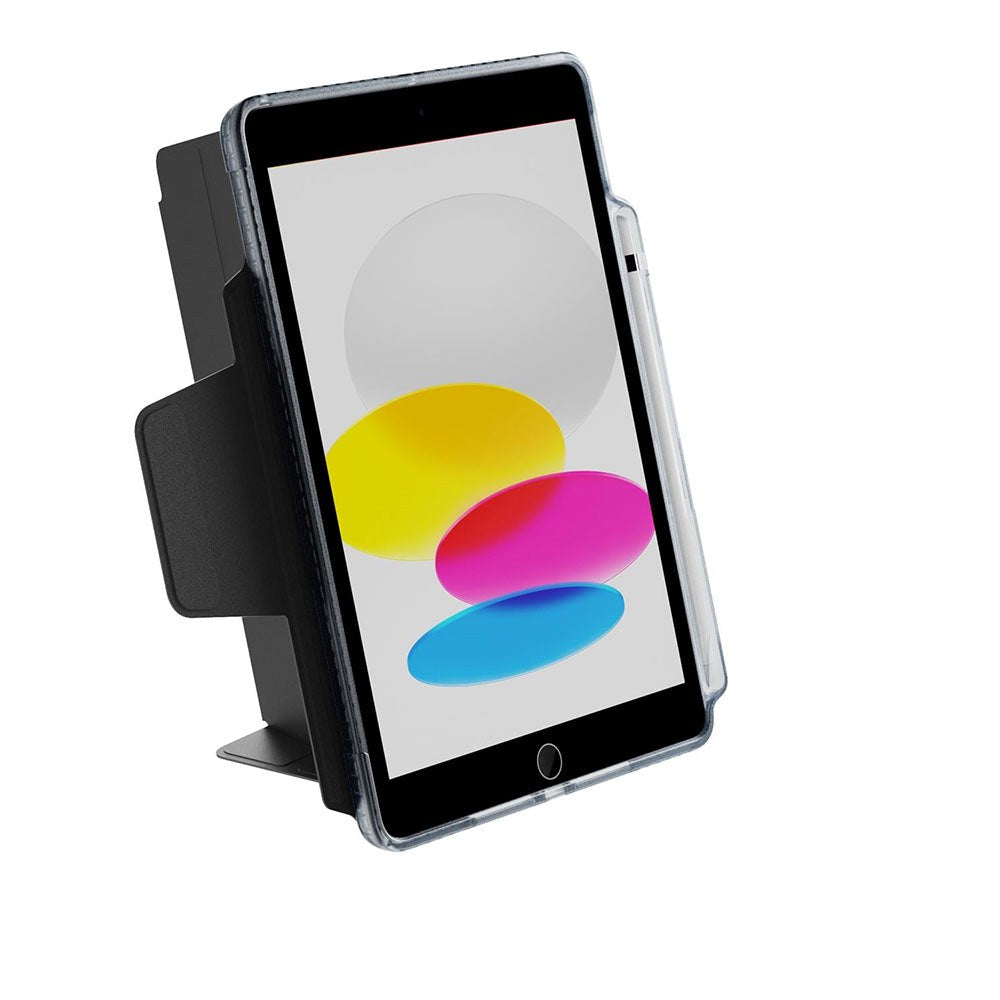 Tech21 iPad 10.2" (2021 / 2020 / 2019) Evo Folio Flip Cover m. Apple Pencil Holder - Sort