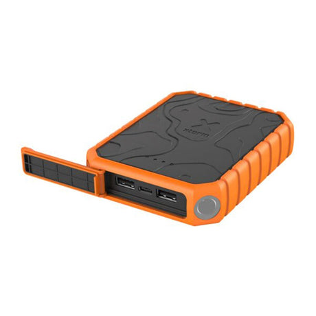 Xtorm Powerbank 18W - 2 x USB-A QC & 1 x USB-C PD - 10.000mAh - Sort / Orange