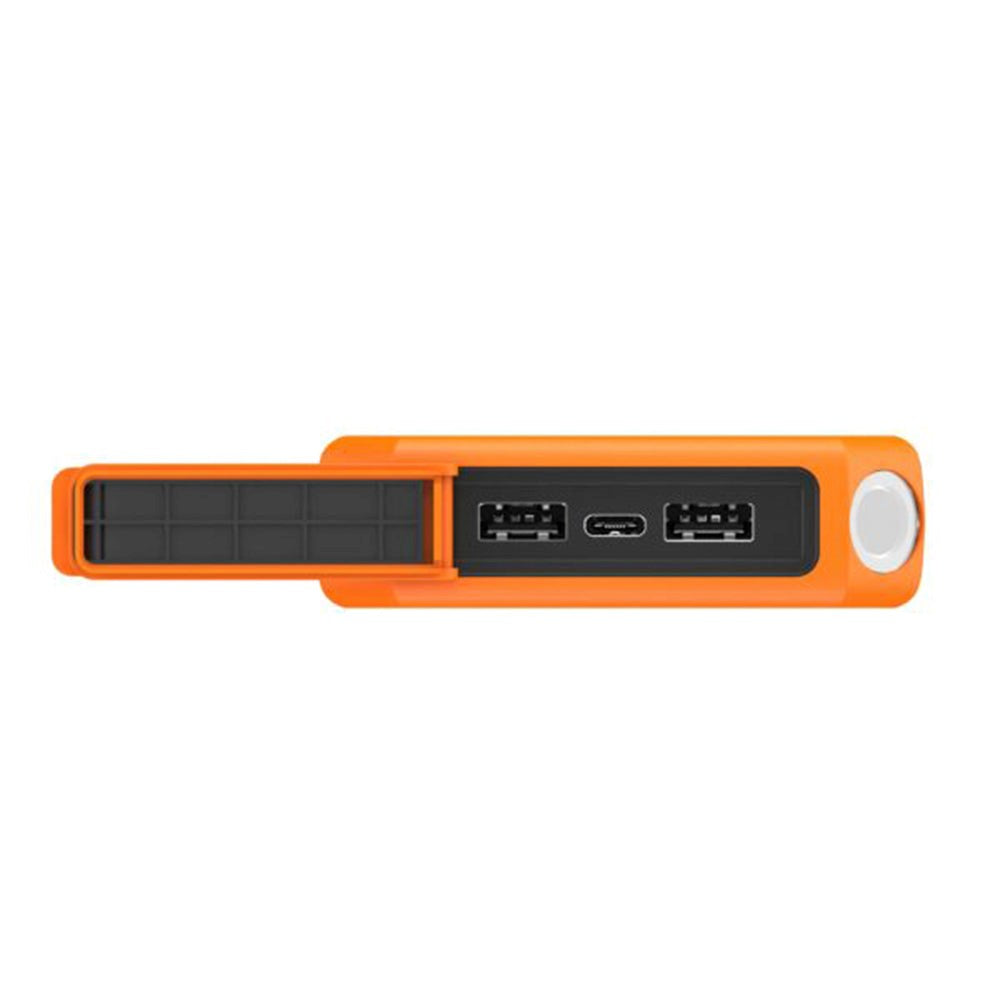 Xtorm Powerbank 18W - 2 x USB-A QC & 1 x USB-C PD - 10.000mAh - Sort / Orange