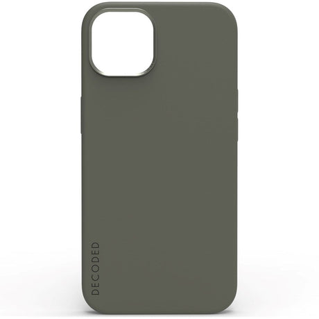 Decoded iPhone 13 AntiMicrobial Silikone Mobil Cover - MagSafe Kompatibel - Olive