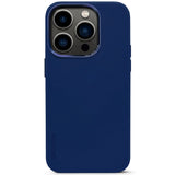 Decoded iPhone 14 Pro AntiMicrobial Silikone Mobil Cover - MagSafe Kompatibel - Navy Peony