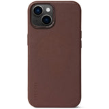 Decoded iPhone 14 Læder Mobil Cover - MagSafe Kompatibel - Brown