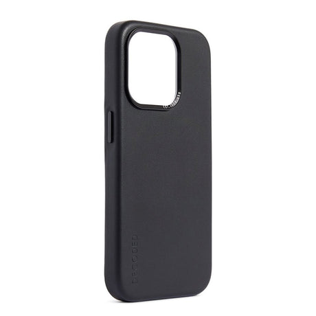 Decoded iPhone 15 Pro Max Læder Mobil Cover - MagSafe Kompatibel - Black