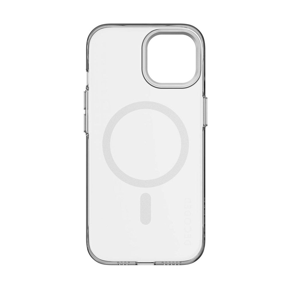 Decoded iPhone 15 Clear Cover - 100% Genbrugsplast - MagSafe Kompatibel - Gennemsigtig