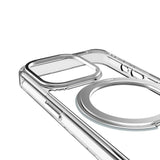 Decoded iPhone 15 Pro Loop Stand Plastik Mobil Cover - 100% Genbrugsplast - MagSafe Kompatibel - Gennemsigtig