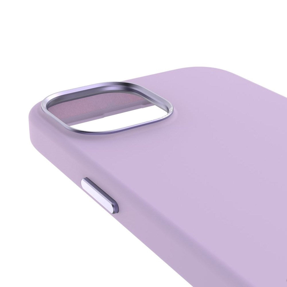 Decoded iPhone 15 AntiMicrobial Silikone Mobil Cover - MagSafe Kompatibel - Lavender