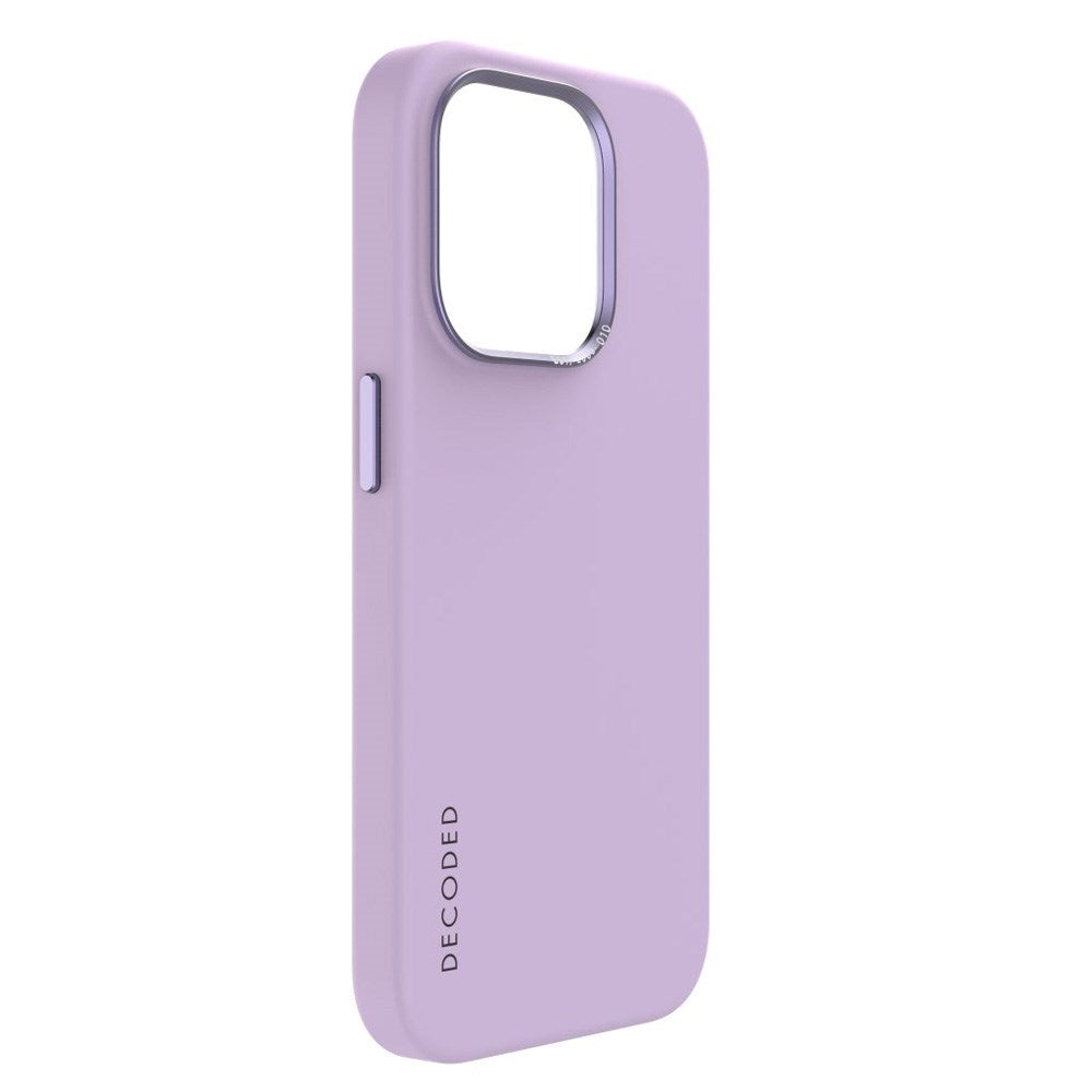 Decoded iPhone 15 Pro AntiMicrobial Silikone Mobil Cover - MagSafe Kompatibel - Lavender