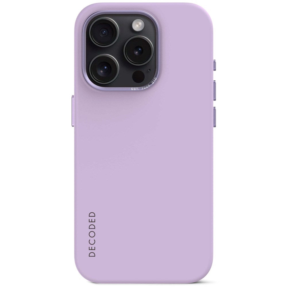 Decoded iPhone 15 Pro Max AntiMicrobial Silikone Mobil Cover - MagSafe Kompatibel - Lavender