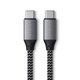 Satechi USB-C  til USB-C Kabel 100W - 25cm - Space Grey