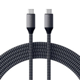 Satechi USB-C  til USB-C Kabel 100W - 2m - Space Grey