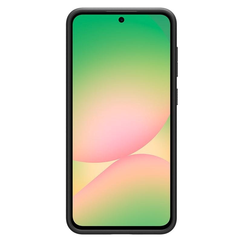 Samsung Galaxy A56 (5G) - Spigen Liquid Air - Fleksibelt Plastik Cover - Mat Sort