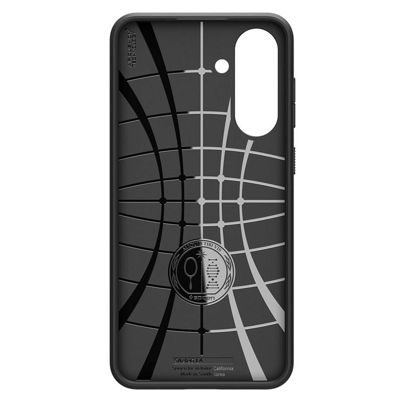 Samsung Galaxy A56 (5G) - Spigen Liquid Air - Fleksibelt Plastik Cover - Mat Sort