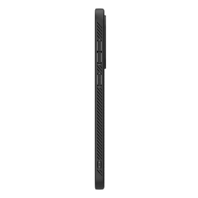 Samsung Galaxy A56 (5G) - Spigen Liquid Air - Fleksibelt Plastik Cover - Mat Sort