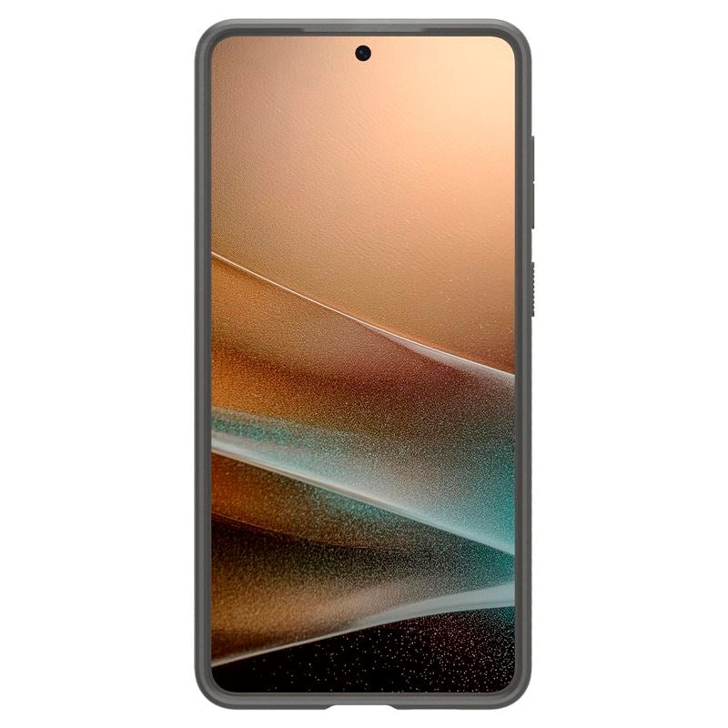 Samsung Galaxy S25 Edge - Spigen Liquid Air - Fleksibelt Plastik Cover - Grå