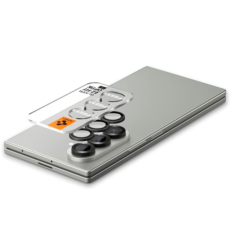 Samsung Galaxy Z Fold7 - Spigen Glass tR EZ Fit Optik Pro HD - 2 stk - Sort