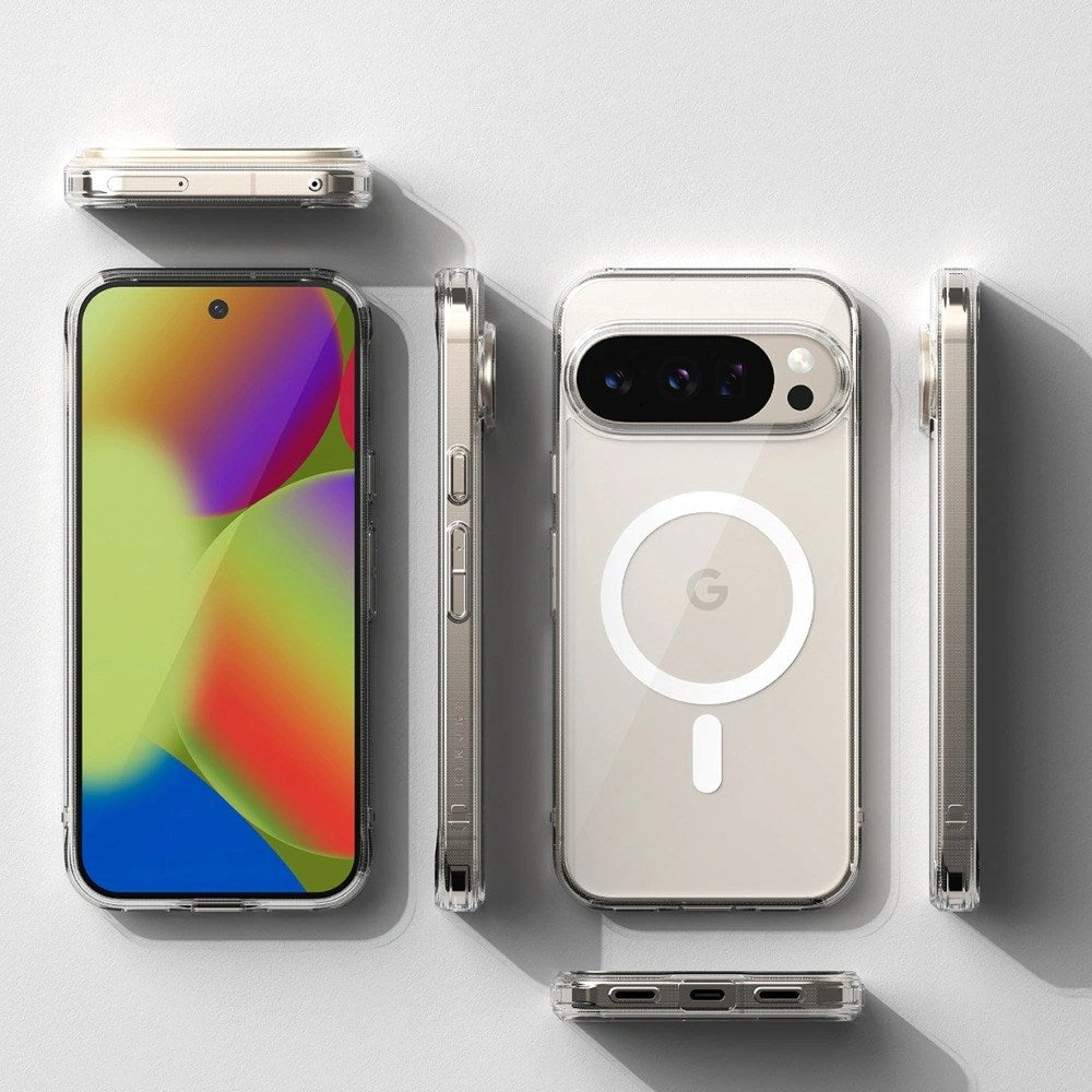 Google Pixel 10 Pro XL Fusion Mobil Cover - MagSafe Kompatibel - Gennemsigtig