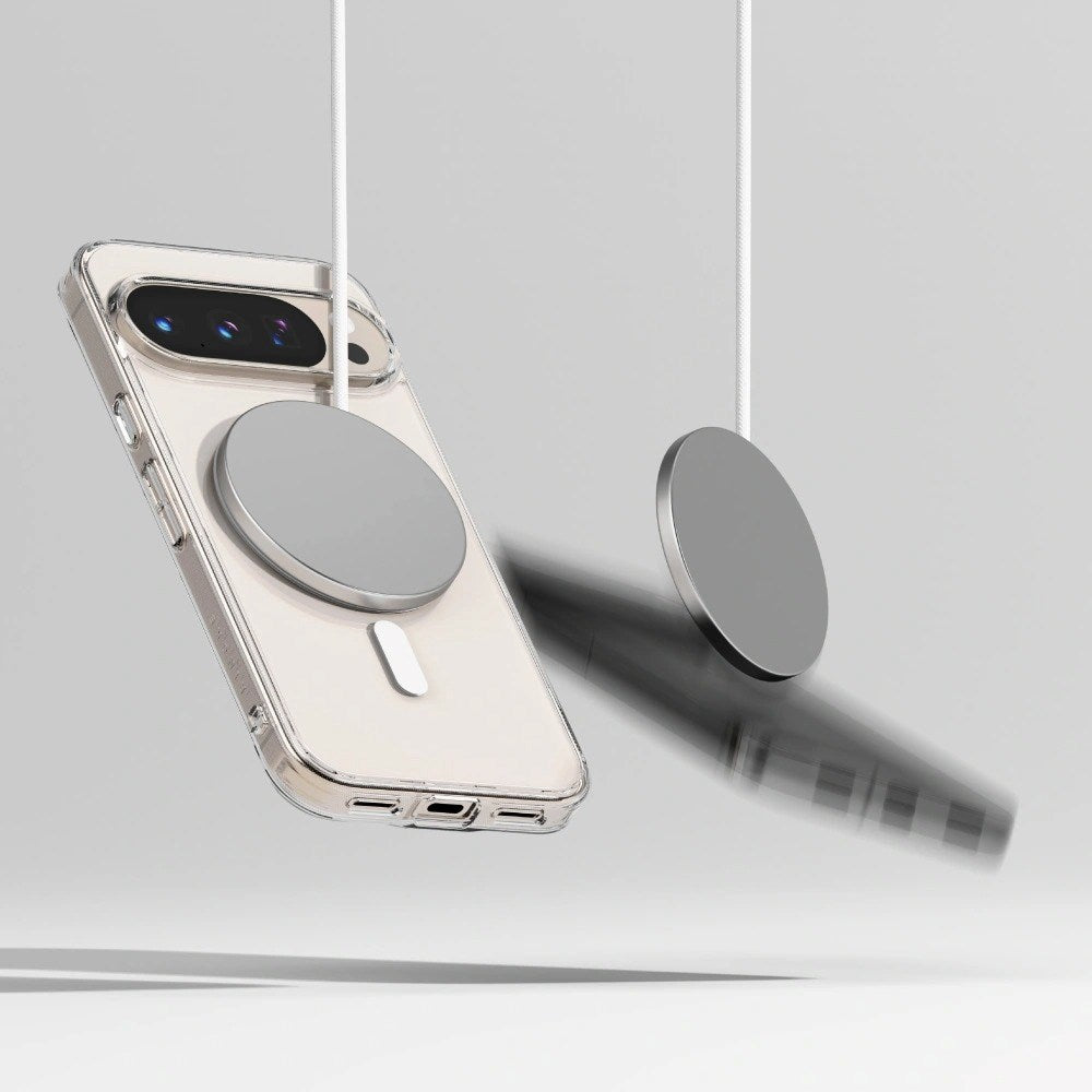 Google Pixel 10 / 10 Pro Fusion Mobil Cover - MagSafe Kompatibel - Gennemsigtig