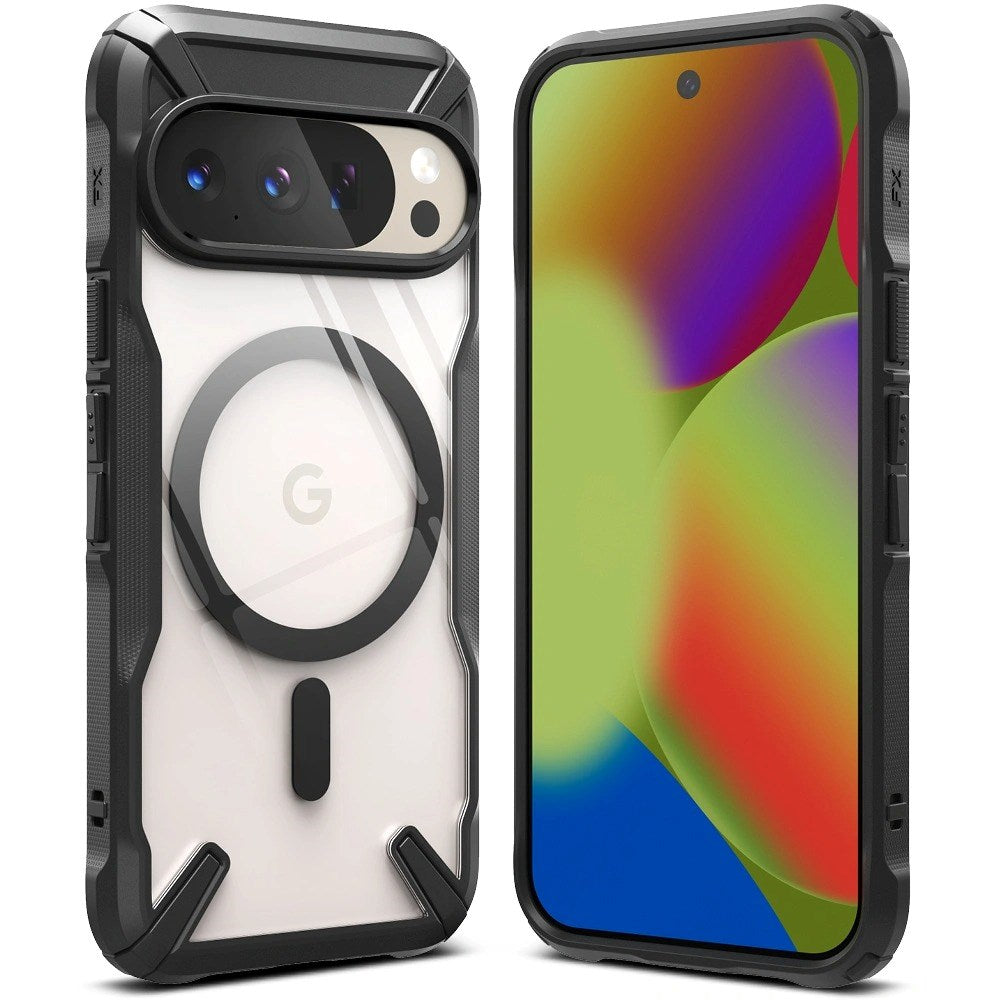 Ringke Google Pixel 10 / 10 Pro Fusion X Bagside Cover - MagSafe Kompatibel - Sort / Gennemsigtig