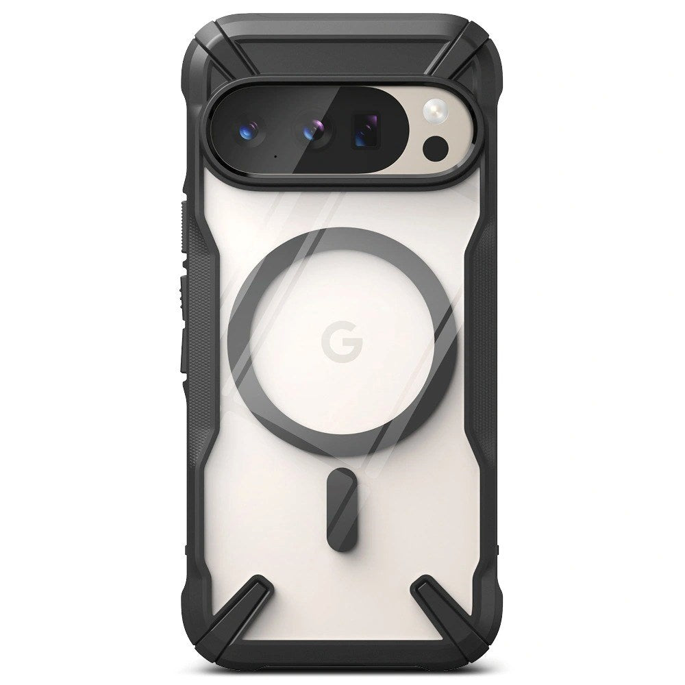 Ringke Google Pixel 10 / 10 Pro Fusion X Bagside Cover - MagSafe Kompatibel - Sort / Gennemsigtig
