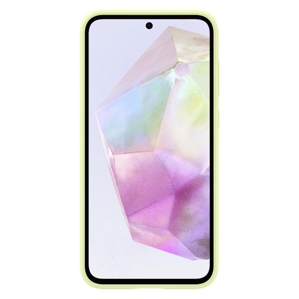 Original Samsung Galaxy A35 (5G) Silikone Mobil Cover - Lime (EF-PA356TMEGWW)