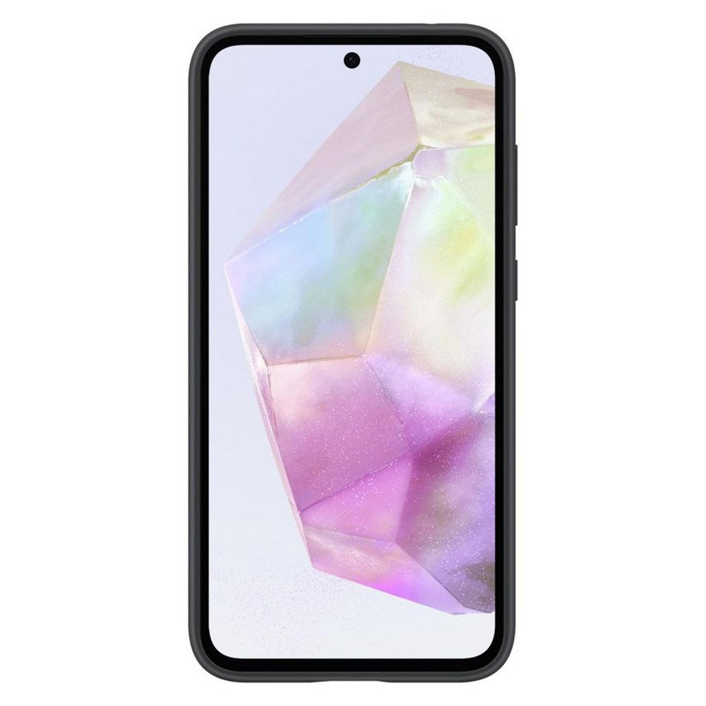 Original Samsung Galaxy A35 (5G) Silikone Mobil Cover - Sort (EF-PA356TBEGWW)
