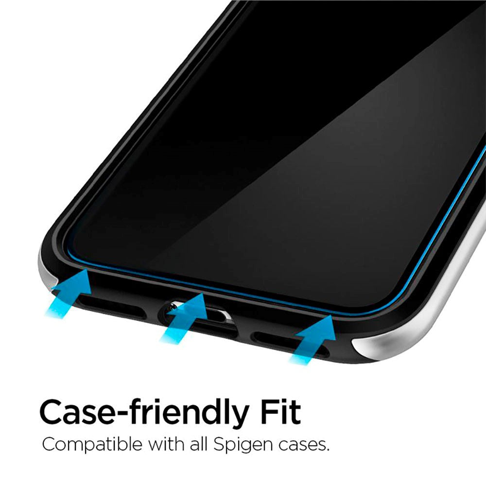 Spigen iPhone 11 / XR Skærmbeskyttelse - 2-Pack - Gennemsigtig